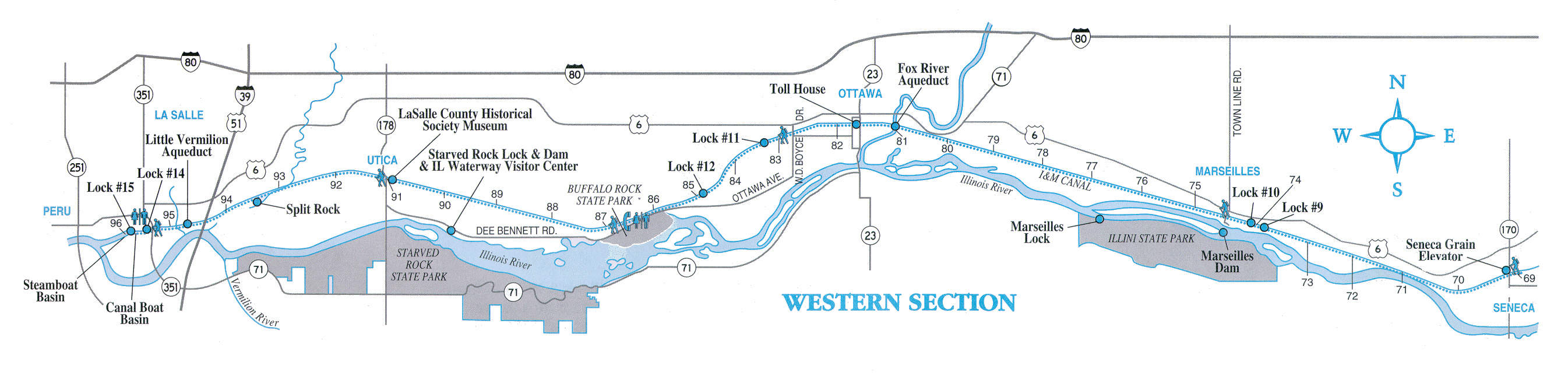 The Western Section of the I&M Canal Trail